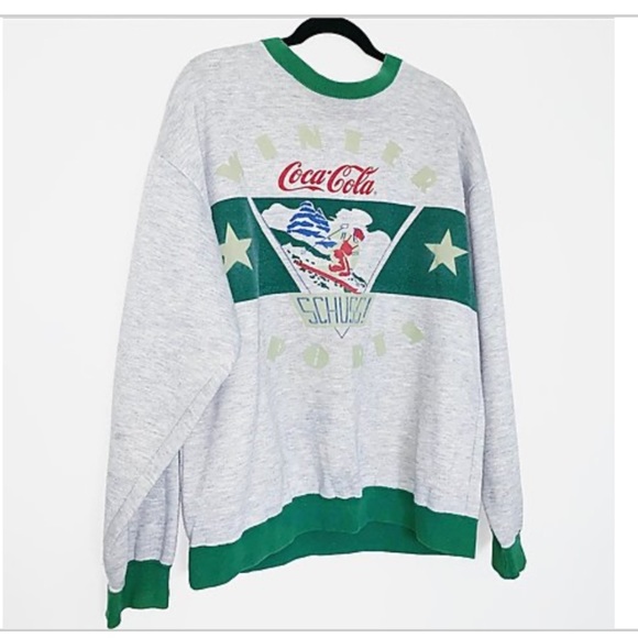 Vintage Coca Cola Winter Sports Sweatshirt - Picture 5 of 6